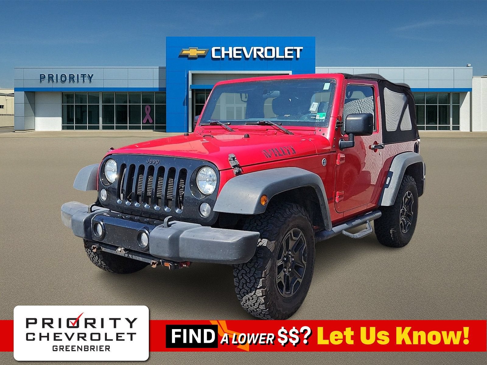 2016 Jeep Wrangler Willys Wheeler