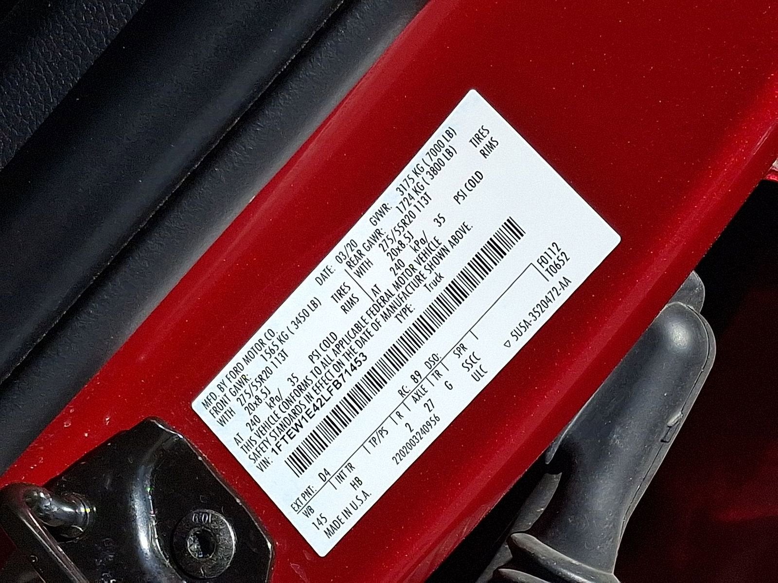 2020 Ford F-150 LARIAT