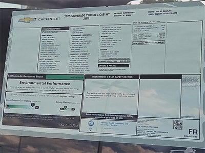 2025 Chevrolet Silverado 2500 HD WT