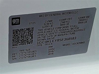 2025 Chevrolet Silverado 2500 HD WT