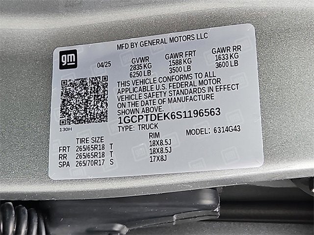 2025 Chevrolet Colorado Z71