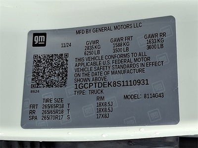 2025 Chevrolet Colorado Z71