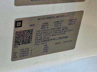 2020 Chevrolet Silverado 1500 Custom