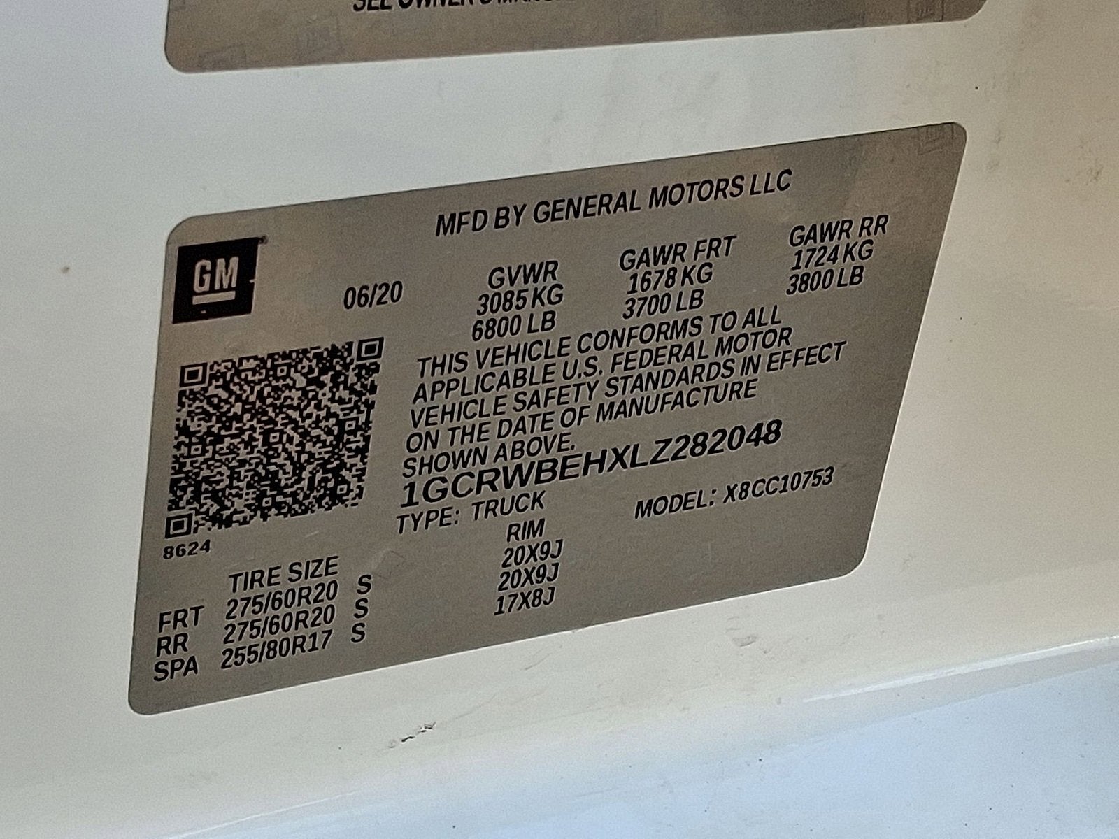 2020 Chevrolet Silverado 1500 Custom