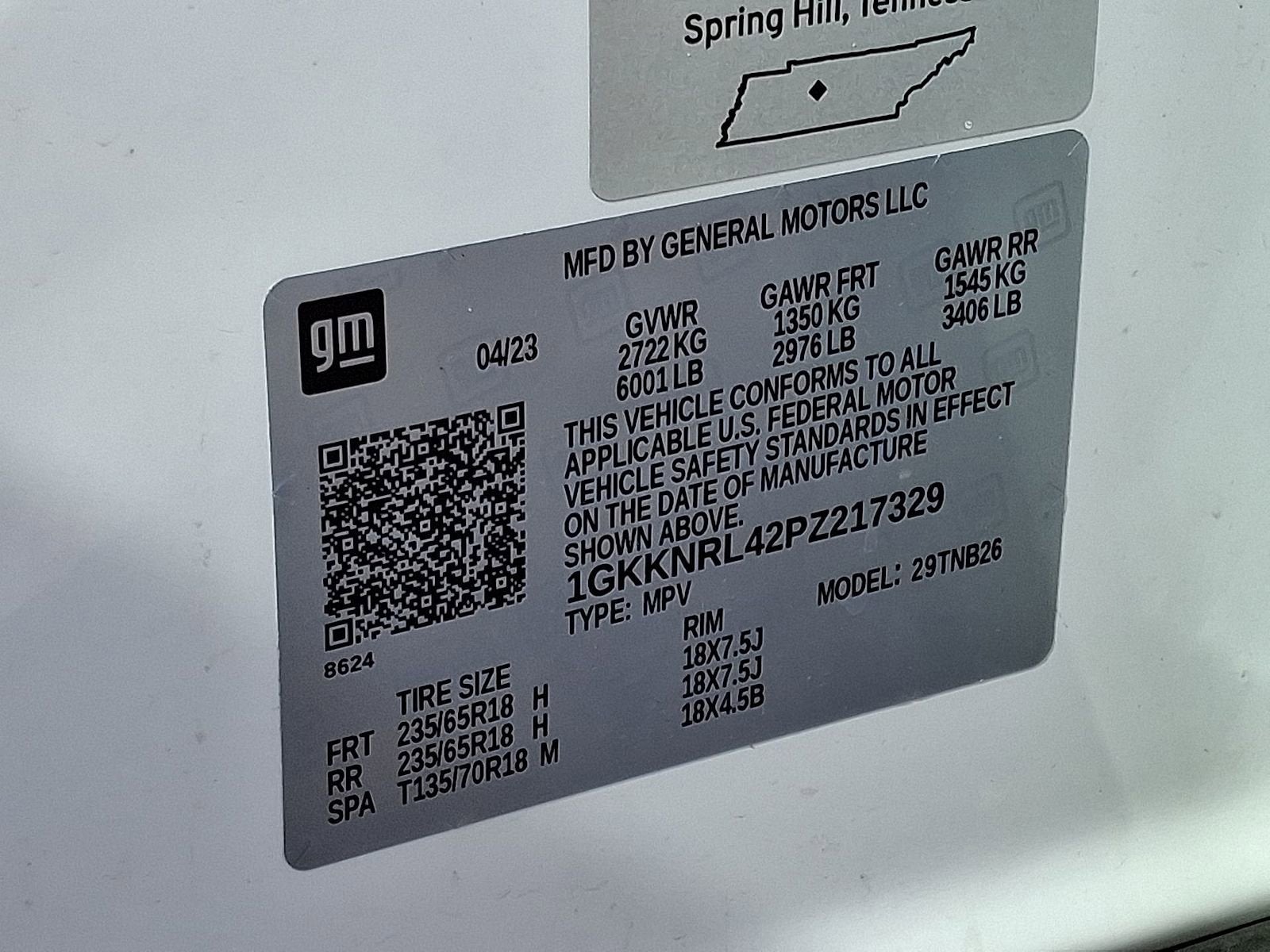 2023 GMC Acadia SLE