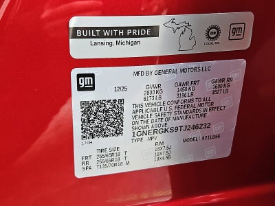 2026 Chevrolet Traverse LT