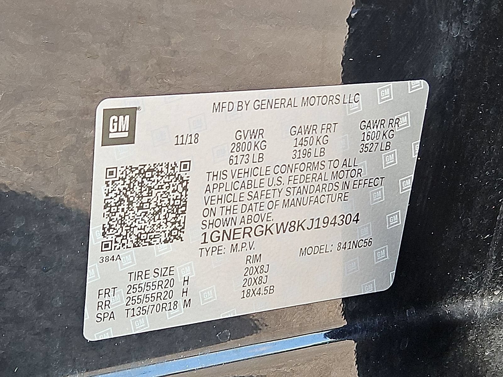 2019 Chevrolet Traverse LT Cloth