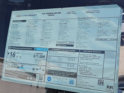 2026 Chevrolet Suburban High Country