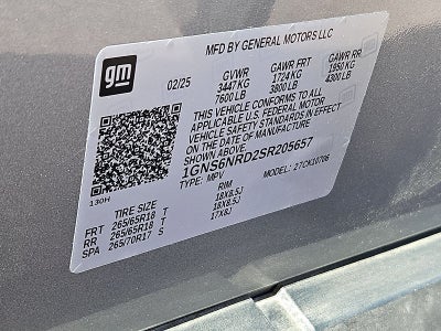 2025 Chevrolet Tahoe LT