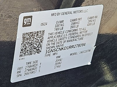 2024 Chevrolet Tahoe LT