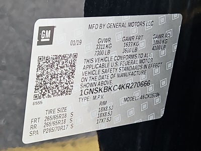 2019 Chevrolet Tahoe LT