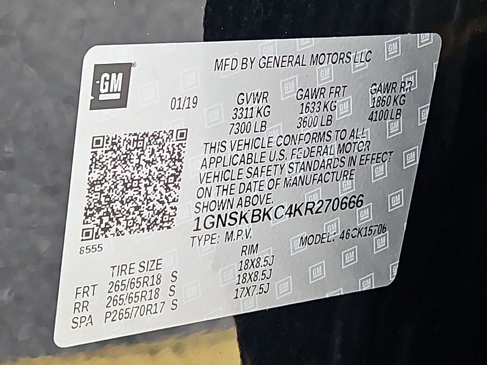2019 Chevrolet Tahoe LT