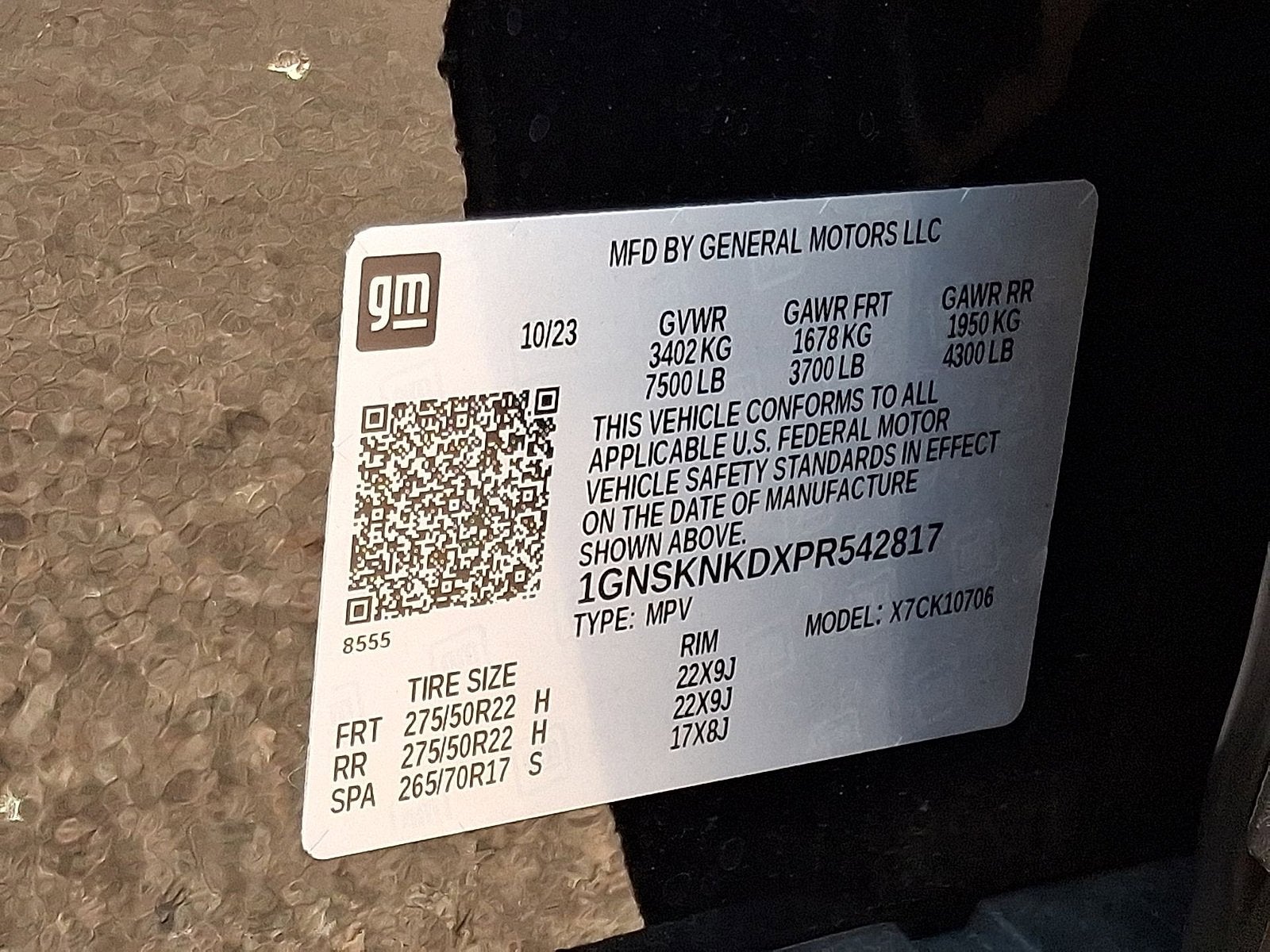 2023 Chevrolet Tahoe LT