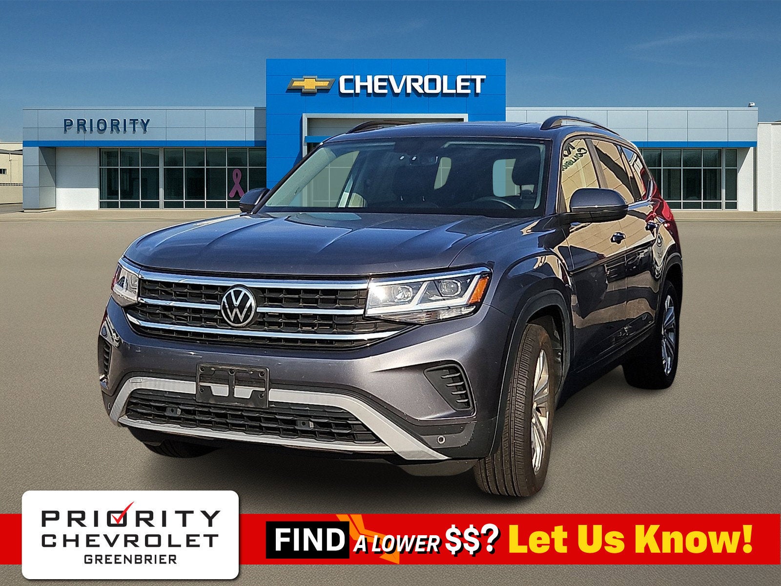 2021 Volkswagen Atlas 3.6L V6 SE w/Technology