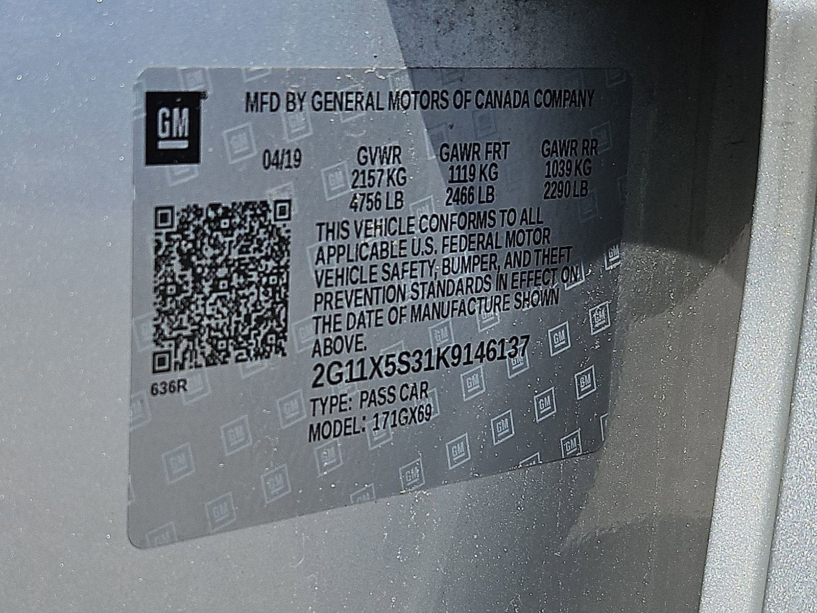 2019 Chevrolet Impala LS