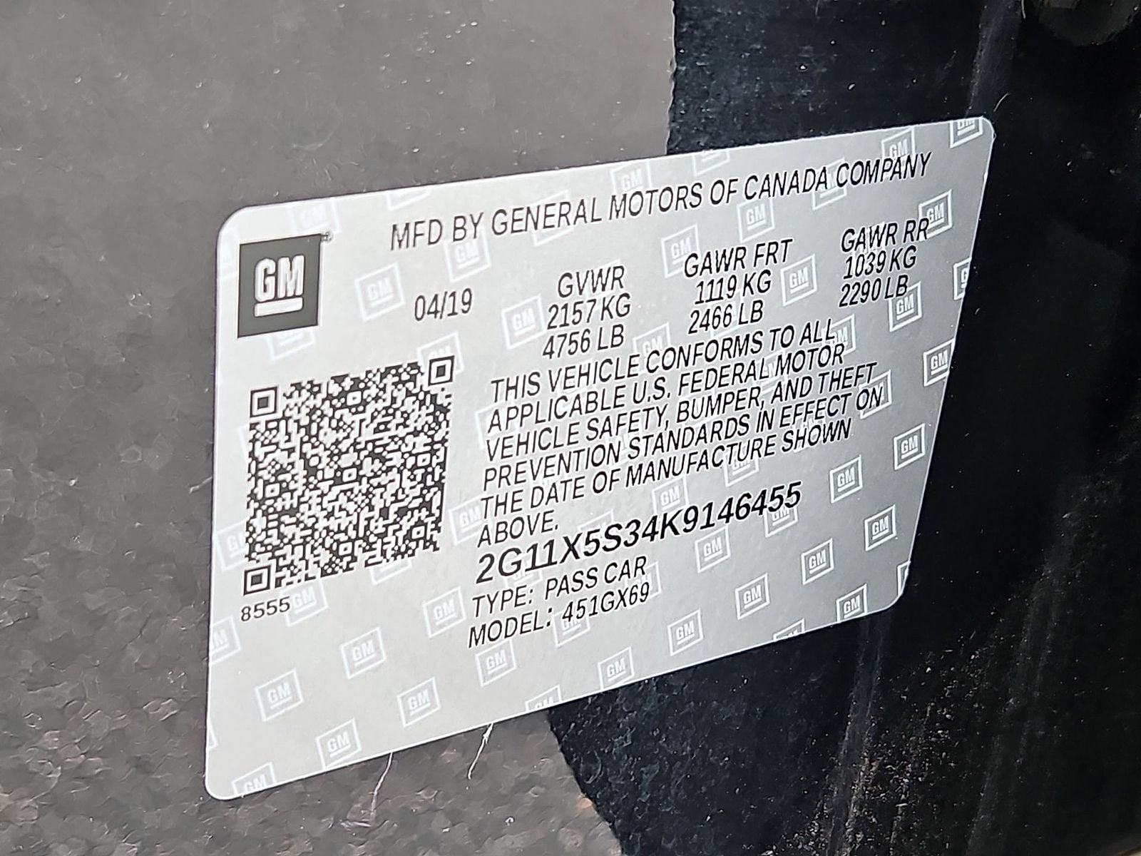2019 Chevrolet Impala LS