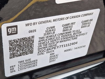 2026 Chevrolet Silverado 2500 HD LTZ