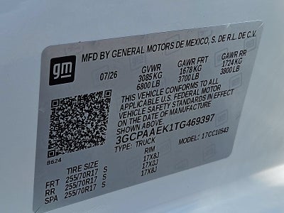 2026 Chevrolet Silverado 1500 WT