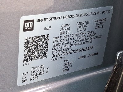 2025 Chevrolet Equinox EV LT