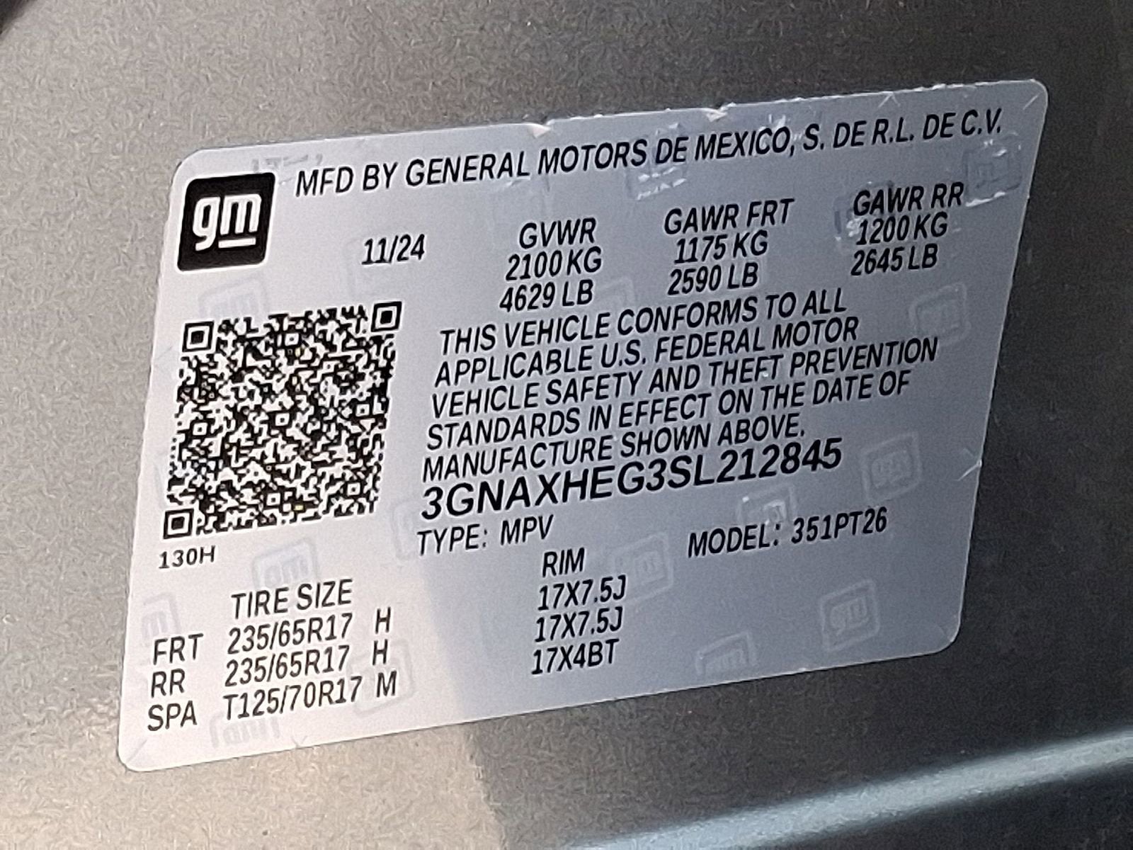 2025 Chevrolet Equinox LT