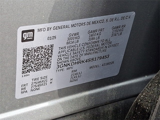 2025 Chevrolet Blazer EV RS