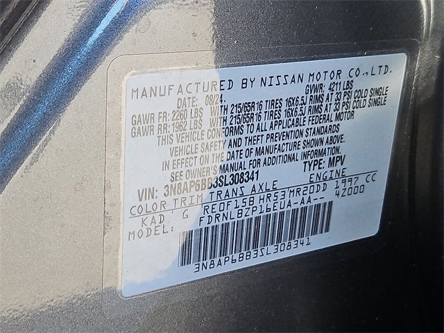 2025 Nissan Kicks S Intelligent AWD