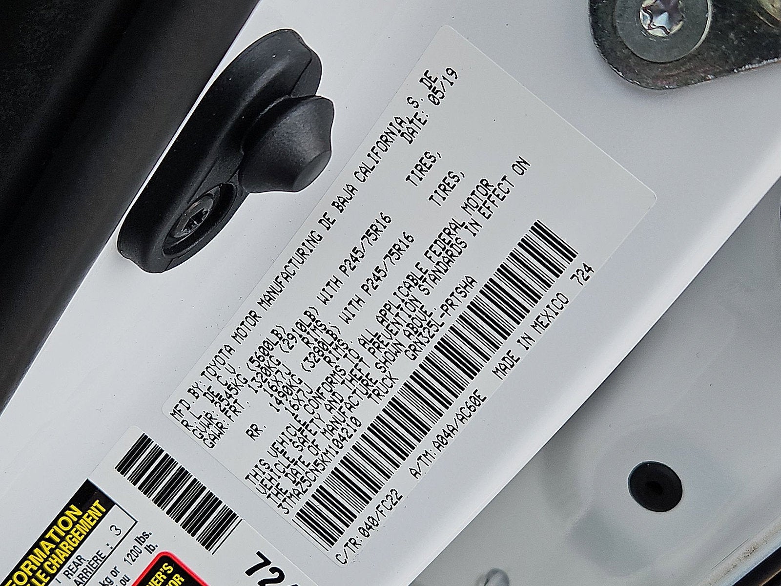 2019 Toyota Tacoma SR5 V6