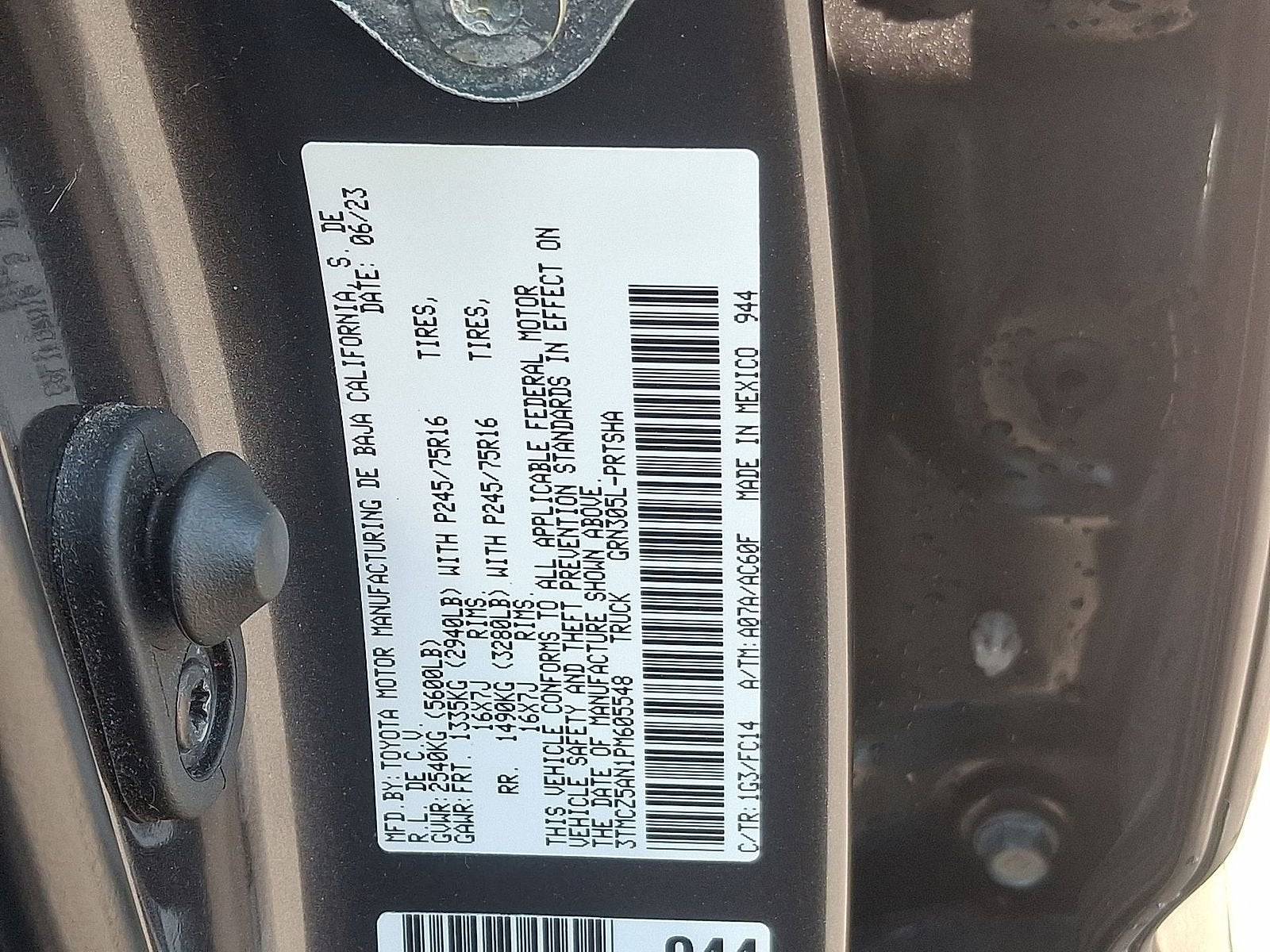 2023 Toyota Tacoma SR5 V6