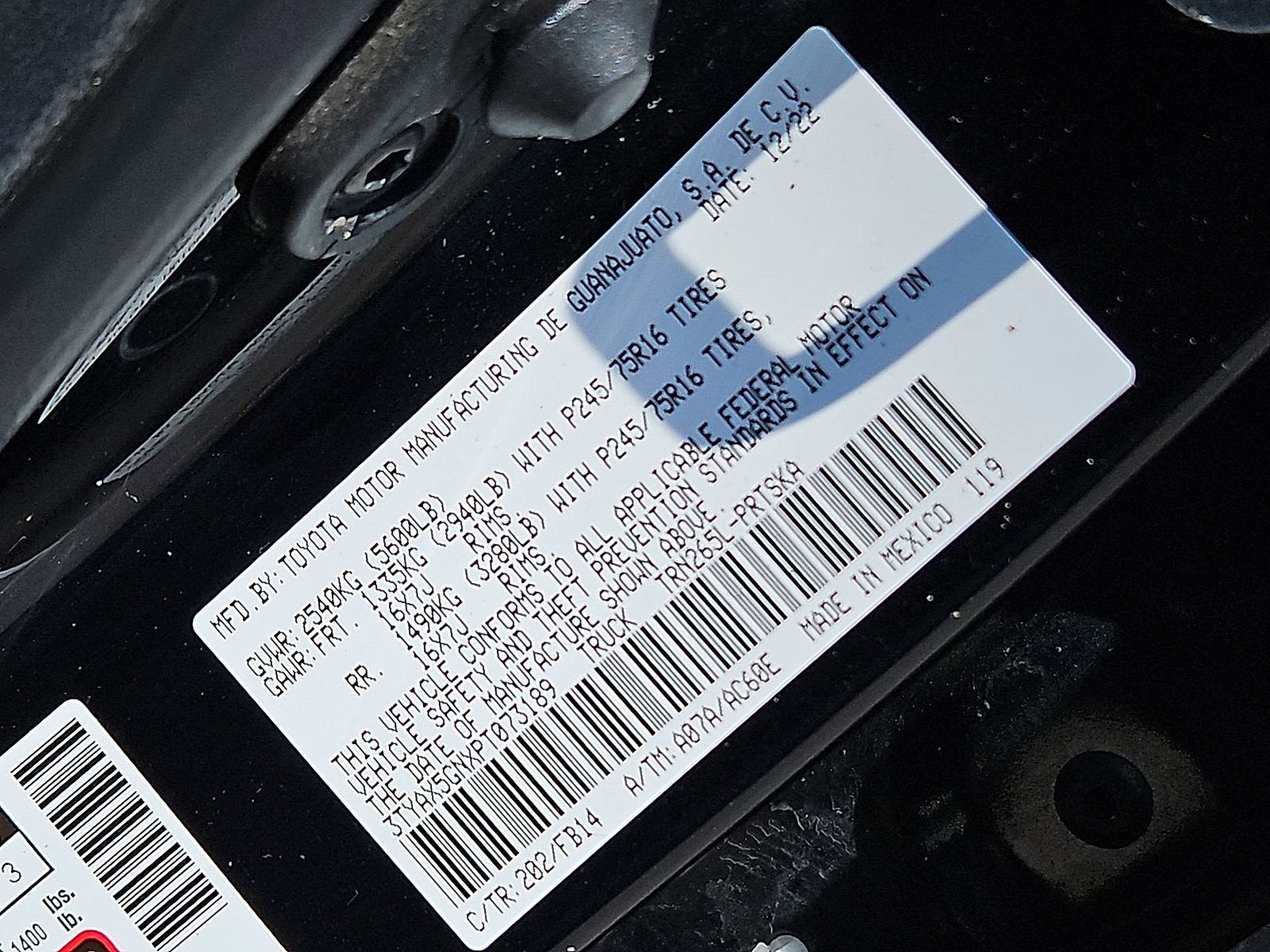 2023 Toyota Tacoma SR