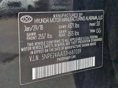 2018 Hyundai Sonata Eco