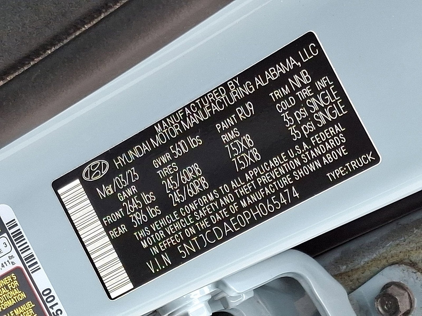 2023 Hyundai Santa Cruz SEL