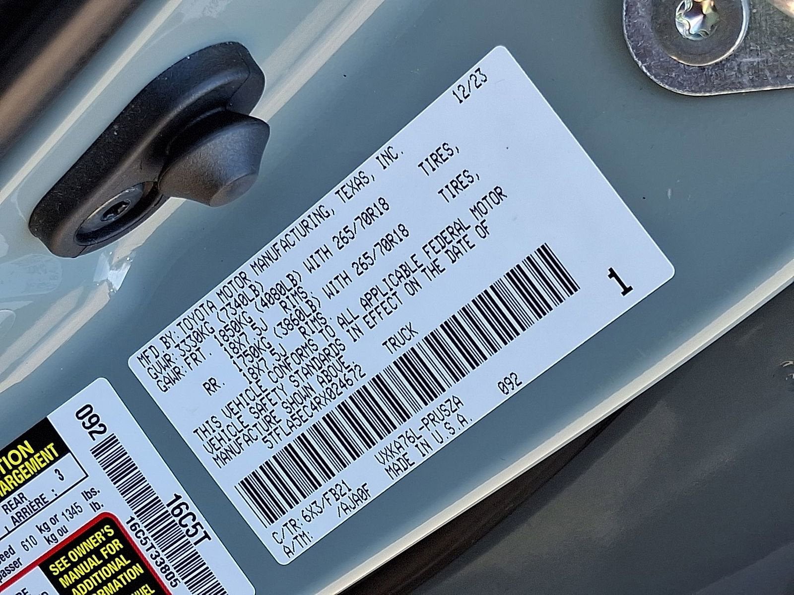 2024 Toyota Tundra 4WD SR5