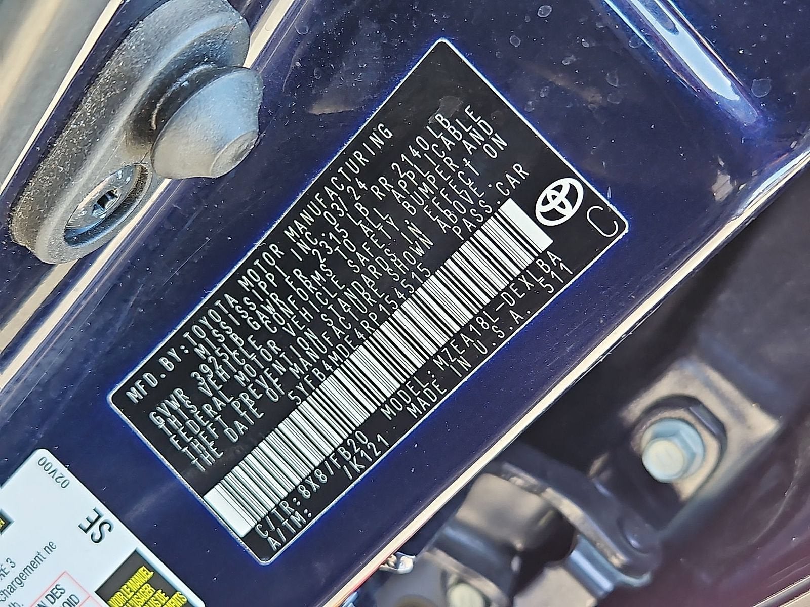 2024 Toyota Corolla LE