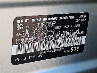 2025 Mitsubishi Eclipse Cross LE