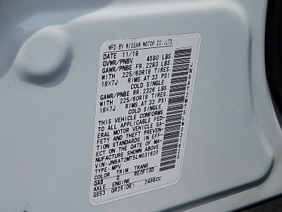 2020 Nissan Rogue SV FWD