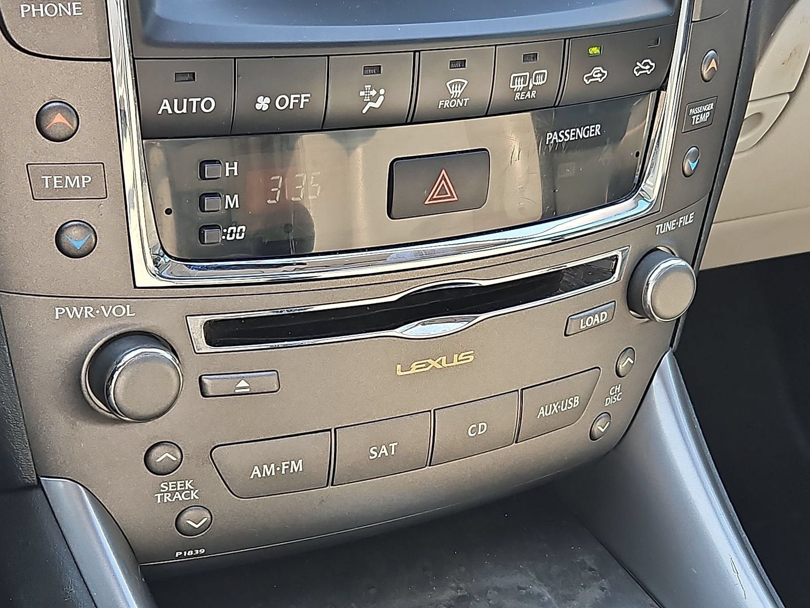 2012 Lexus IS 250 NA