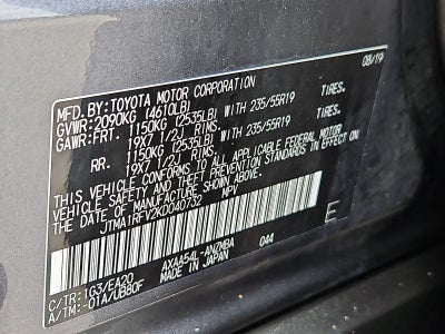 2019 Toyota RAV4 XLE Premium