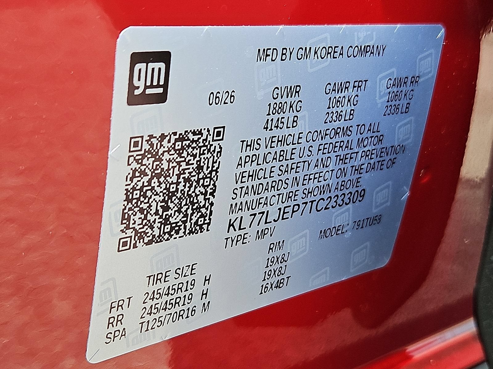 2026 Chevrolet Trax 2RS