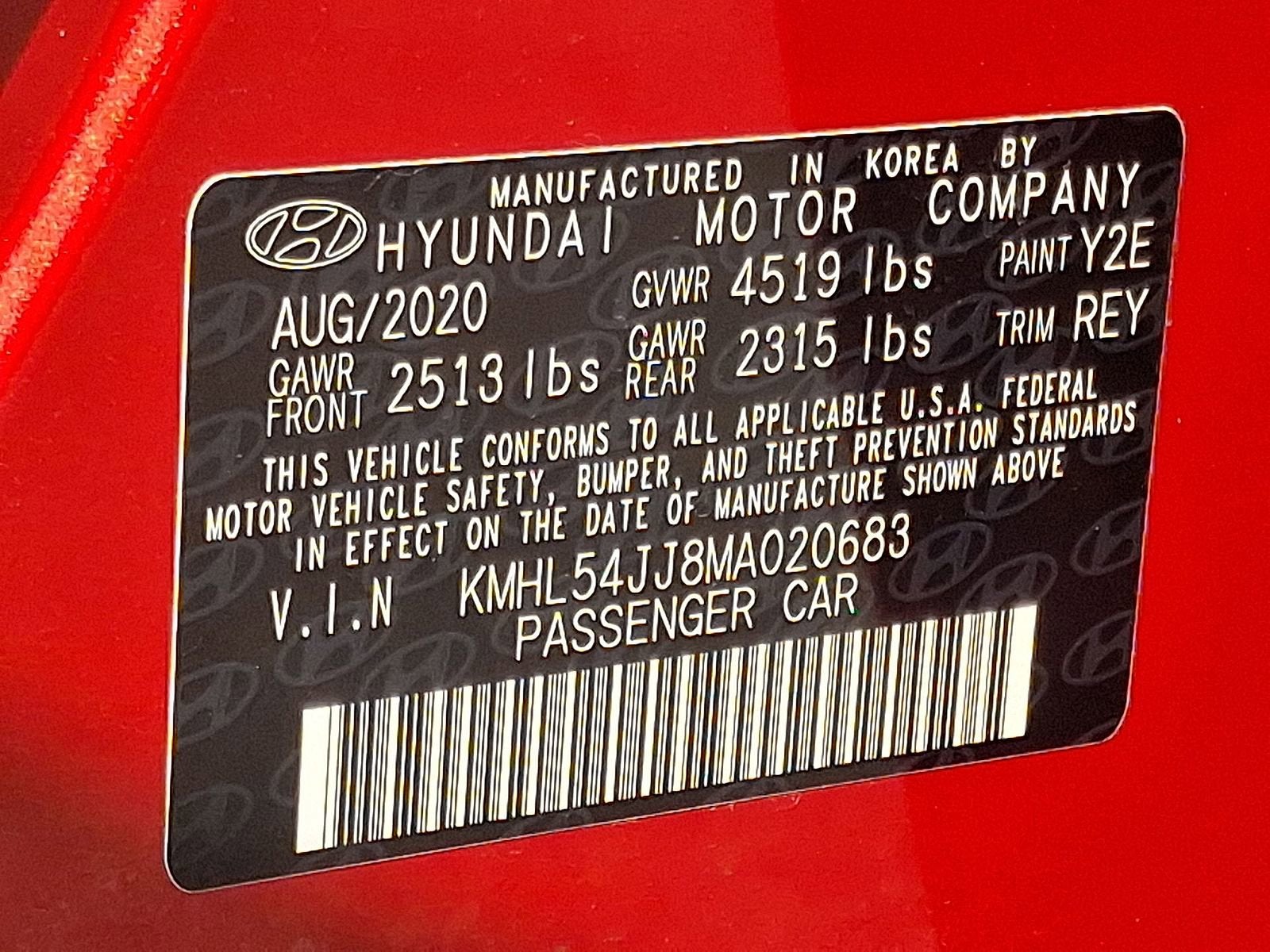 2021 Hyundai Sonata Limited