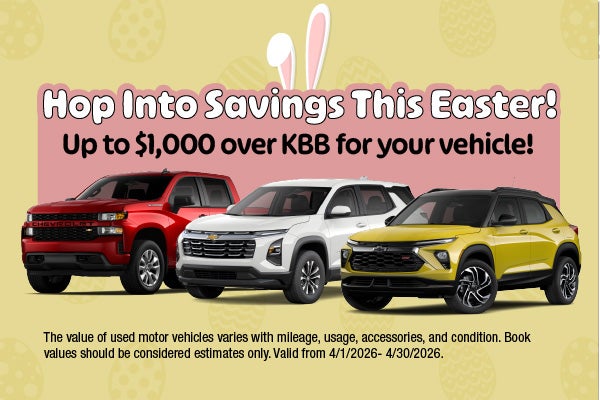 Up to $1000 KBB Offer